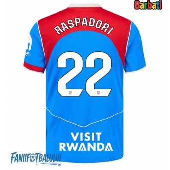Atletico Madrid Giacomo Raspadori #22 Tricou Fotbal Replică 2025-26 Barbati Treilea